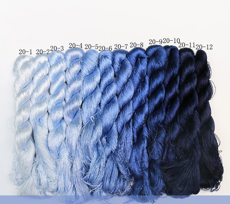 400m Suzhou Embroidery Mulberry Silk Thread - Premium Handmade Chinese Embroidery Floss for Needlework, Cross Stitch & DIY Crafts (Ideal for Traditional Costumes, Home Decor & Gift Making)