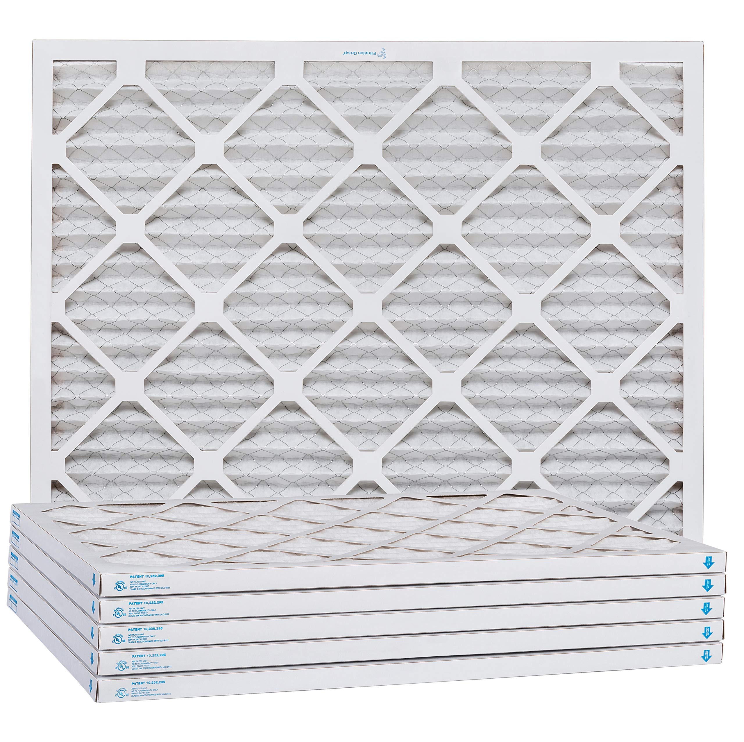 Aerostar 16x28x1 MERV 11 Air Filters - Box of 6 | High Efficiency HVAC Furnace AC Filters for Cleaner Home Air | Perfect for Allergies, Pets & Dust Control in Living Room, Bedroom & Office