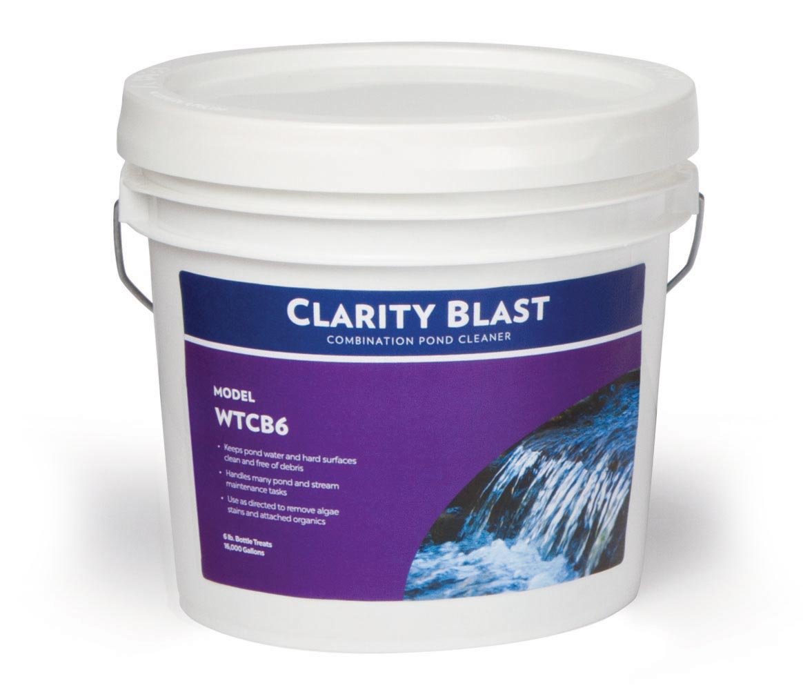 Atlantic Water Gardens ClarityBlast WTCB6 6 lb Pond Cleaner & Water Clarifier – Effective Algae Control for Koi Ponds, Water Features & Fountains – Ideal for Outdoor Garden Maintenance