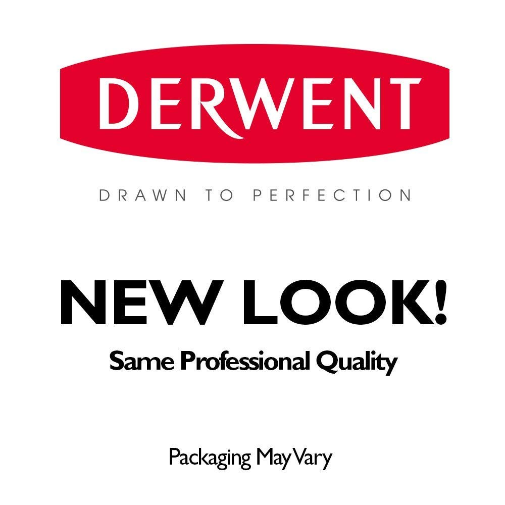 Derwent Graphic Pencils Set - 24 Premium Artist Drawing Pencils in Metal Tin (34202) - Perfect for Sketching, Shading & Professional Artwork