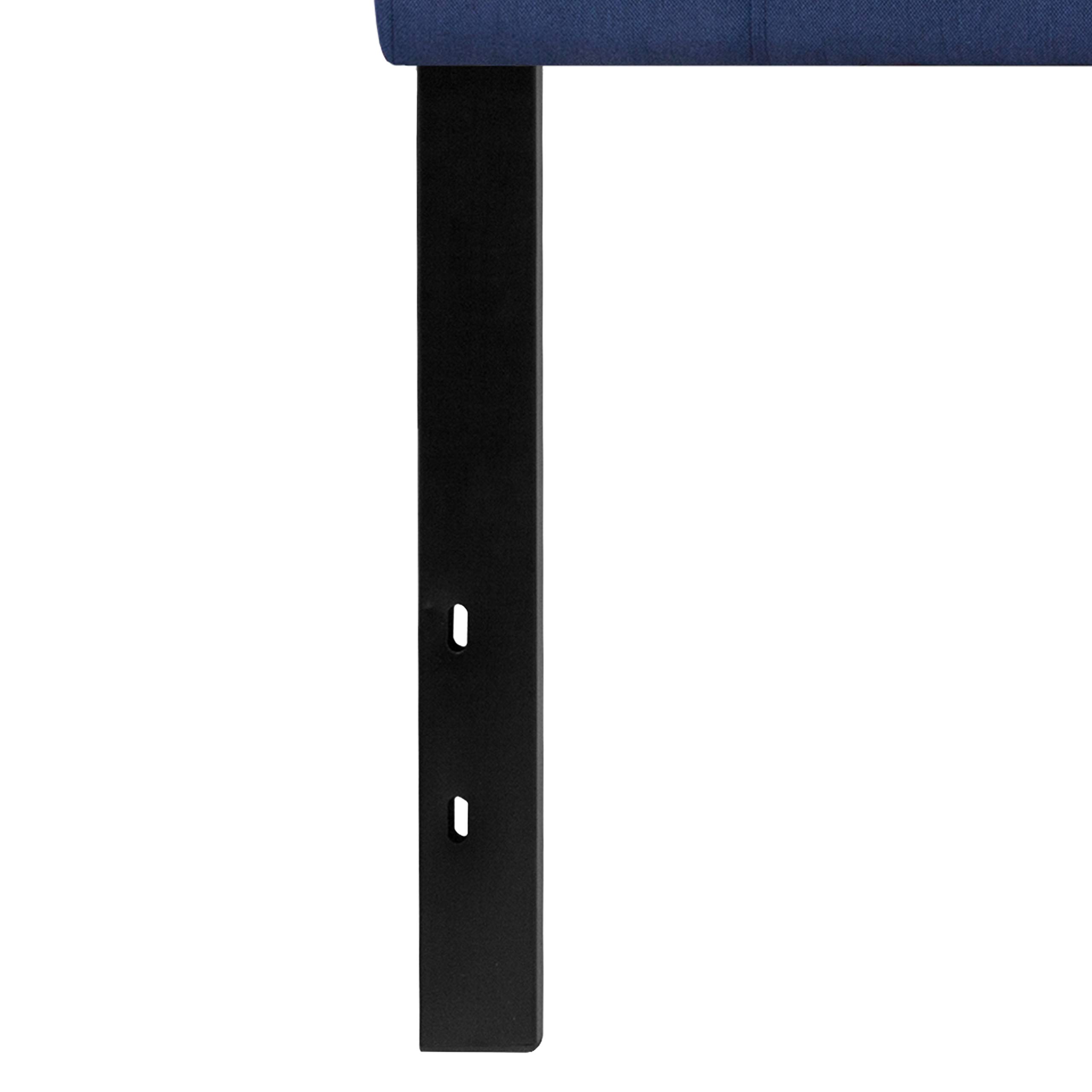 Flash Furniture Bedford Tufted Upholstered Queen Size Headboard - Navy Fabric Upholstered Bed Frame Headboard for Master Bedroom, Guest Room & Home Decor