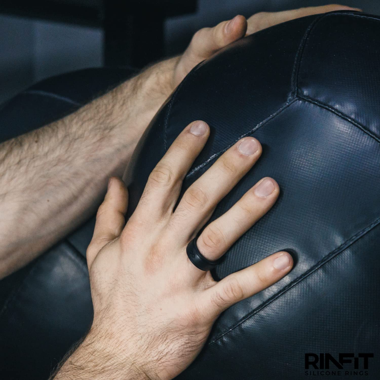 Rinfit 9mm Silicone Wedding Rings for Men - Durable & Comfortable - Perfect for Active Lifestyles