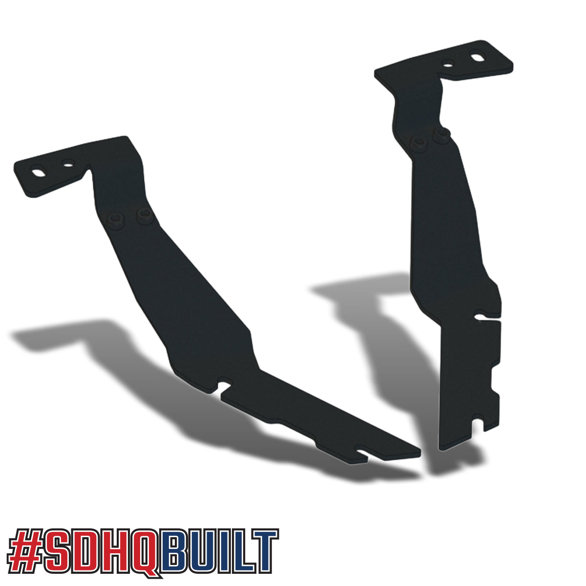 SDHQ Built A-Pillar Light Mounts for 2019-2025 Ram 2500/3500 Heavy Duty Trucks | Off-Road LED Light Brackets | Perfect for Night Driving & Off-Road Adventures