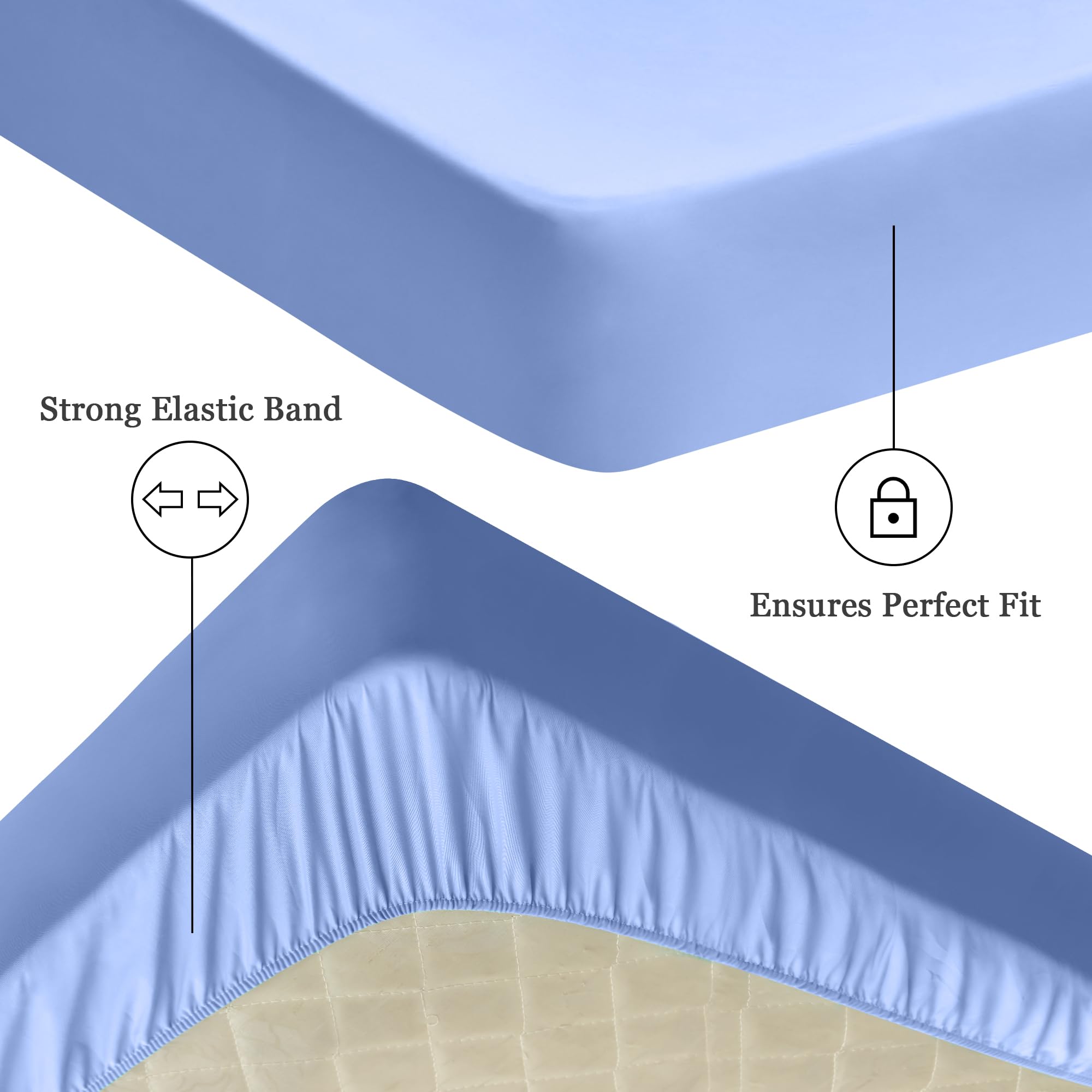 Waterproof California King Mattress Protector - Fitted Sheet Style with 18