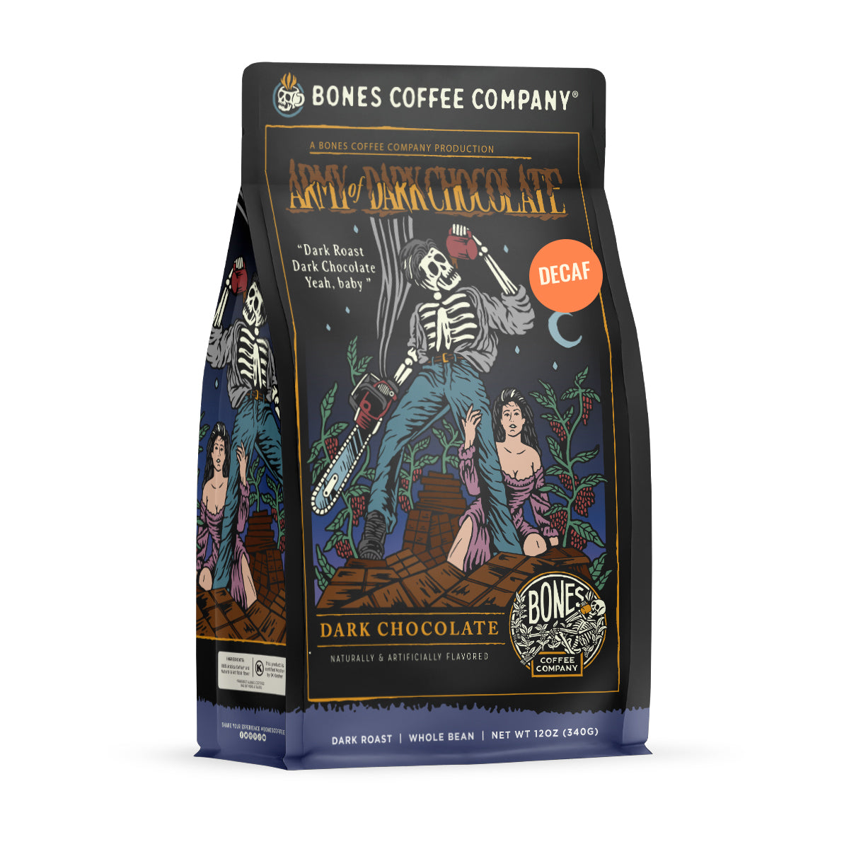 Organic Decaf Dark Chocolate Bar | 12oz | Rich Cocoa Flavor | Vegan & Gluten-Free | Perfect for Gifts, Snacking & Baking