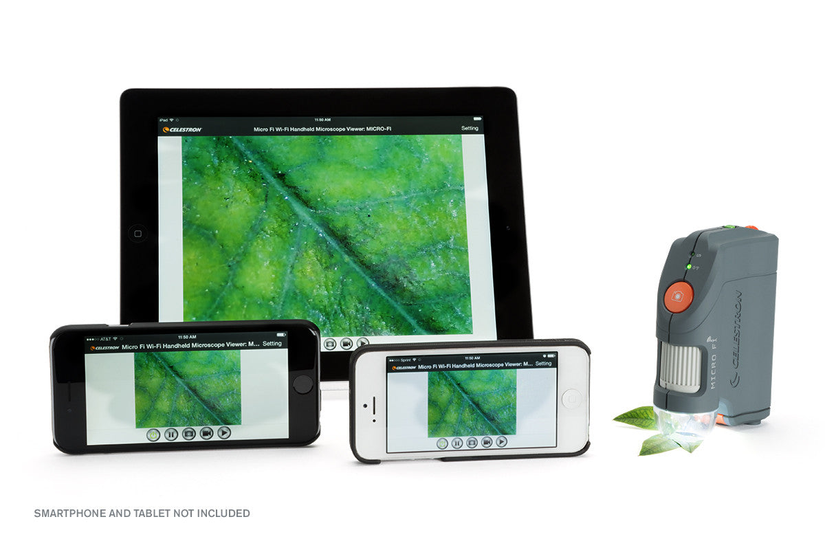 Digital Wireless WiFi Microscope with HD Camera - 50X-1000X Magnification for Electronics Repair, Coin Collecting & Science Education | Compatible with iPhone, Android & PC