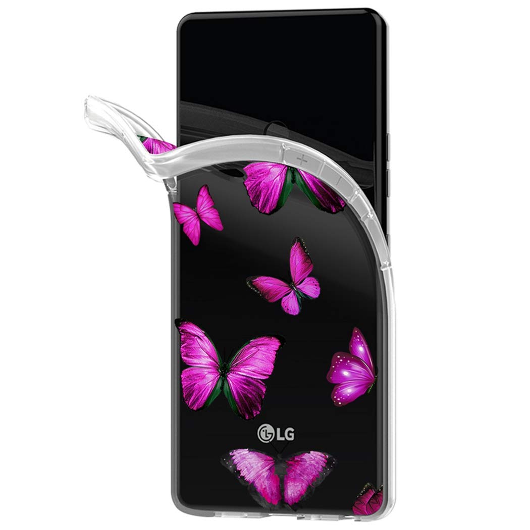 Samsung Galaxy S7 Case for Women - Cute Clear Slim Shockproof TPU Rubber Phone Cover with Butterfly Pattern | Perfect for Everyday Protection & Style