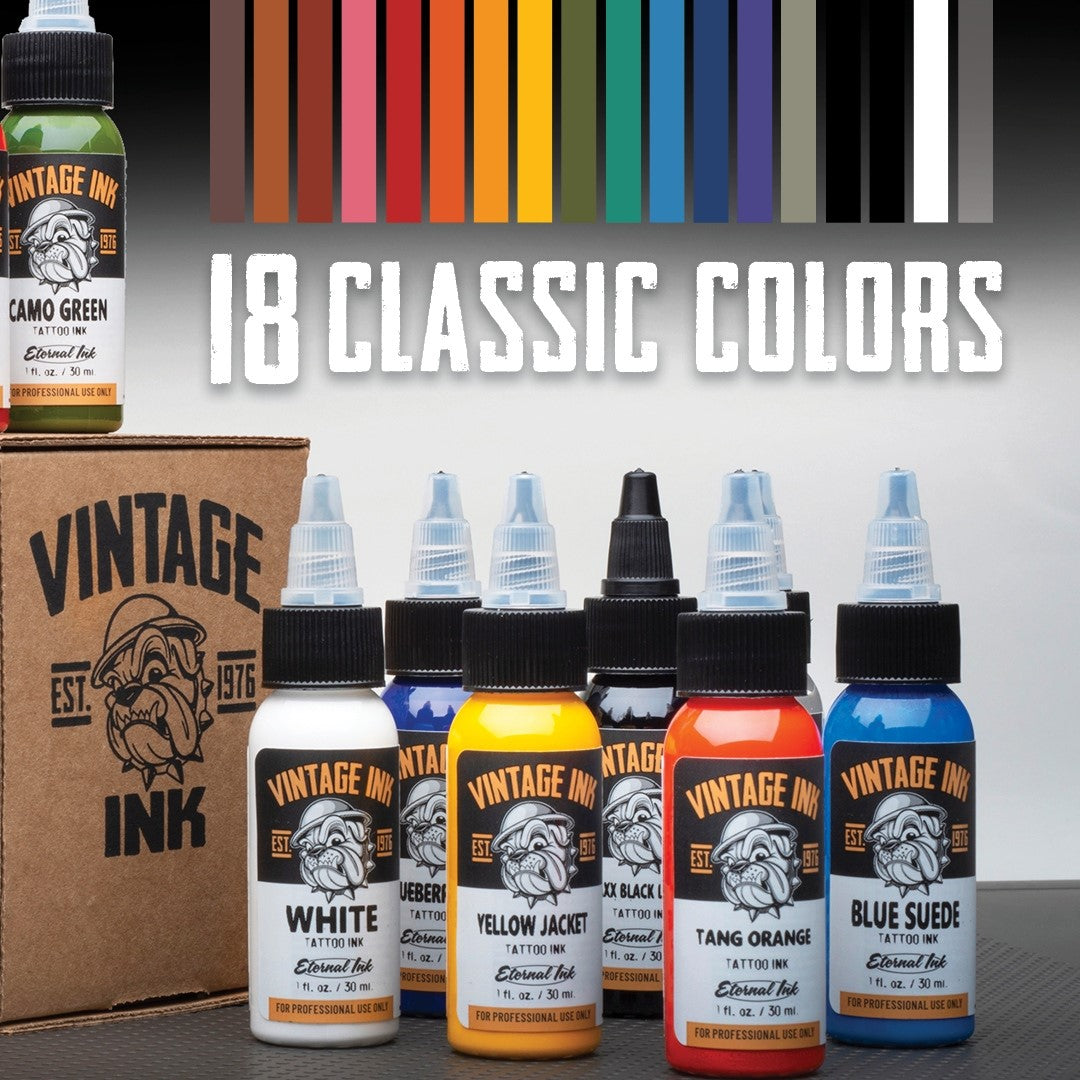 Eternal Ink Vintage Ink Set - Premium Calligraphy & Fountain Pen Ink for Artists, Writers & Collectors - Perfect for Lettering, Drawing & Vintage Style Writing