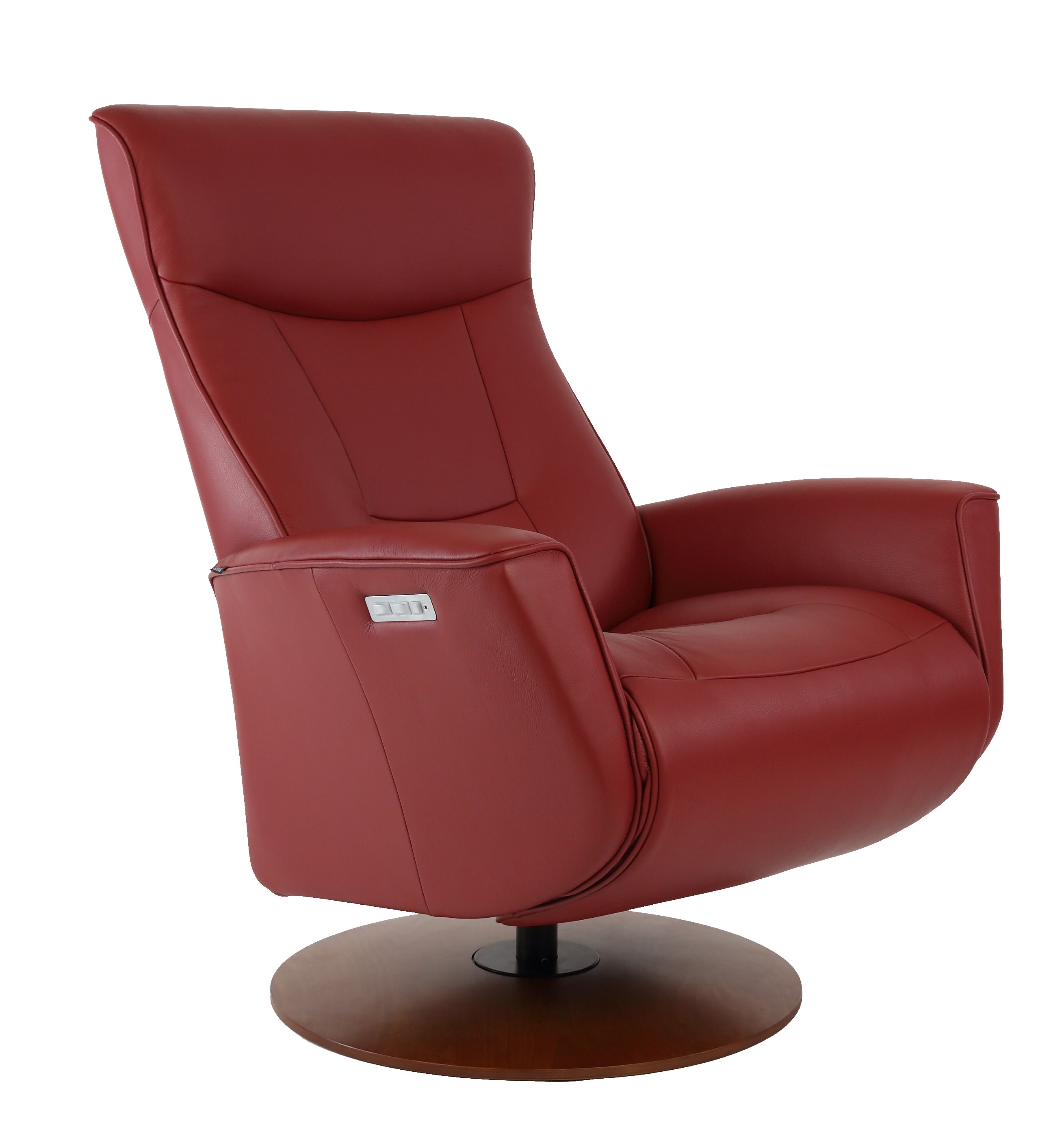 FJORDS Oskar Power Reclining Chair with USB Charging & Built-in Battery - Modern Recliner for Living Room, Home Theater & Office Comfort