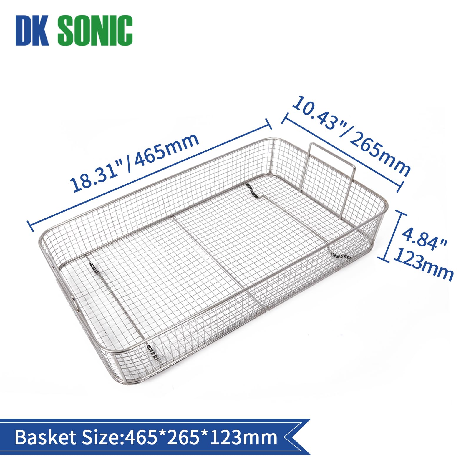 DK SONIC 30L Ultrasonic Cleaner with Timer & Heater - Stainless Steel Industrial Parts Cleaner for Guns, Jewelry, Tools (7.92Gal/110V) - Perfect for Home Workshops, Dental Labs & Automotive Repair Shops