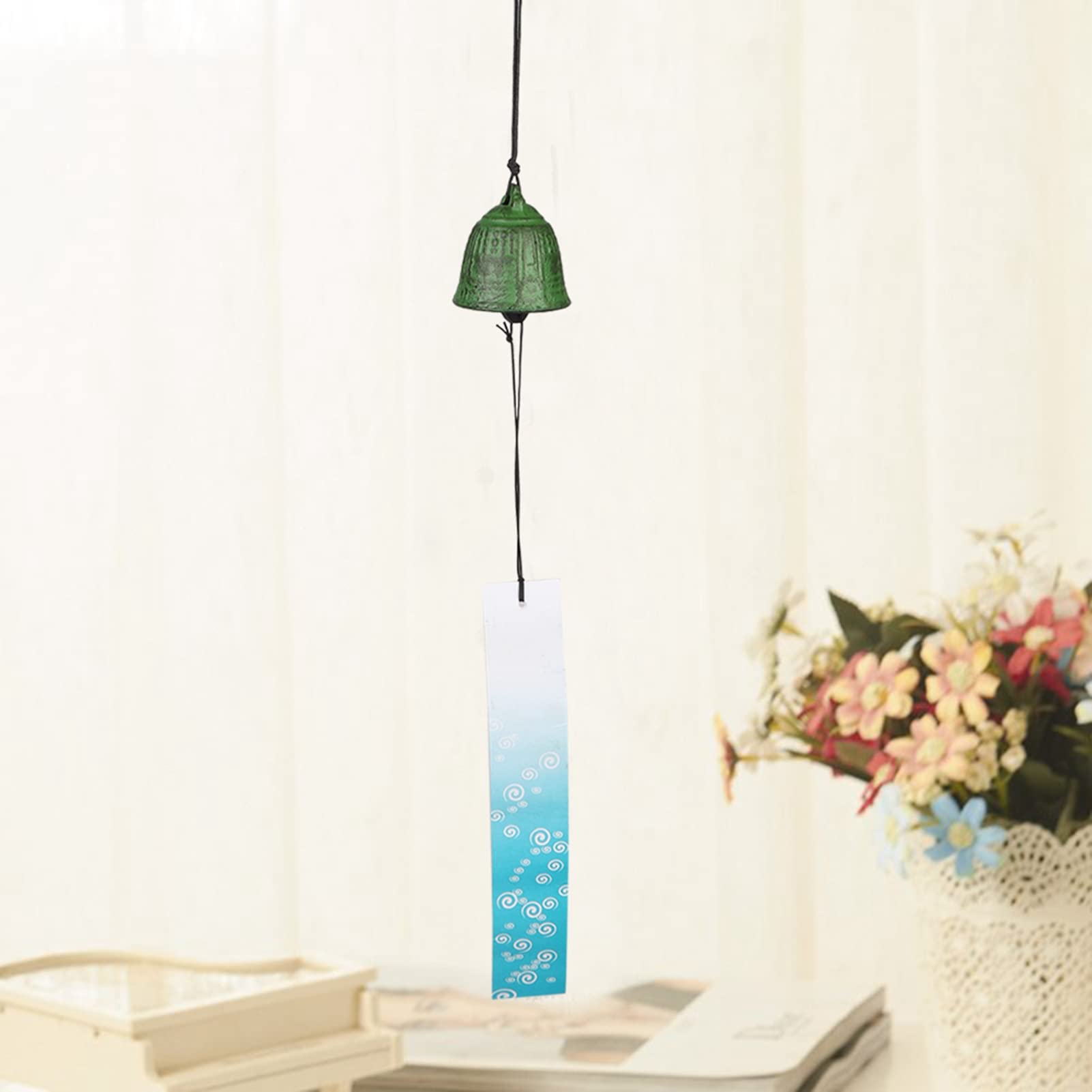 Belupai Cast Iron Wind Chimes - Handcrafted Garden Windchimes Decor with Ancient Clock Design, Outdoor Hanging Wind Bell for Patio, Yard & Home Blessing Gift | Perfect for Relaxing Garden Ambiance & Feng Shui Decor