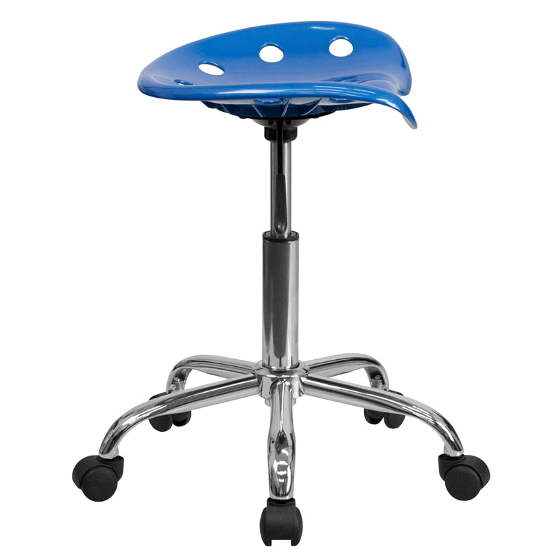 Vibrant Apple Green Tractor Seat & Chrome Stool - Retro Diner Style Bar Stool for Kitchen, Cafe, and Home Decor