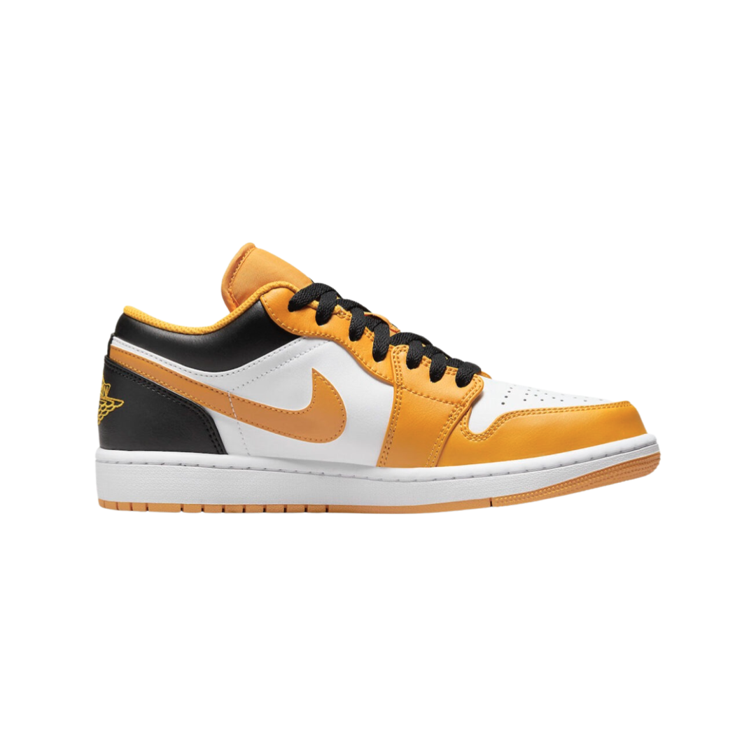 Air Jordan 1 Low Sneakers - Taxi/University Gold/White Colorway - Men's Basketball Shoes for Casual Wear & Street Style
