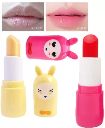 Best Cartoon Fruit Flavored Lip Balm Set - Pack of 3 | Hydrating & Moisturizing Lip Care for Kids & Adults | Perfect for School, Travel & Daily Use