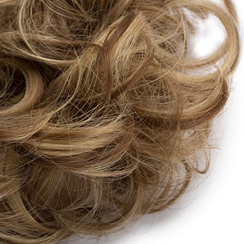 Messy Bun Hair Extension for Curly Hair - Clip-in Updo Hairpiece for Women | Perfect for Weddings, Parties & Everyday Styling