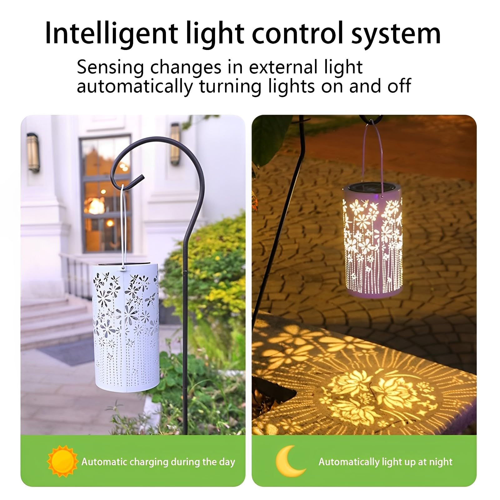 Solar Powered Outdoor Lantern Lights - Waterproof Hanging Garden & Patio Decor for Birthday Gifts (Women/Men/Dad) - Perfect for Backyards, Lawns, Pathways & Outdoor Parties