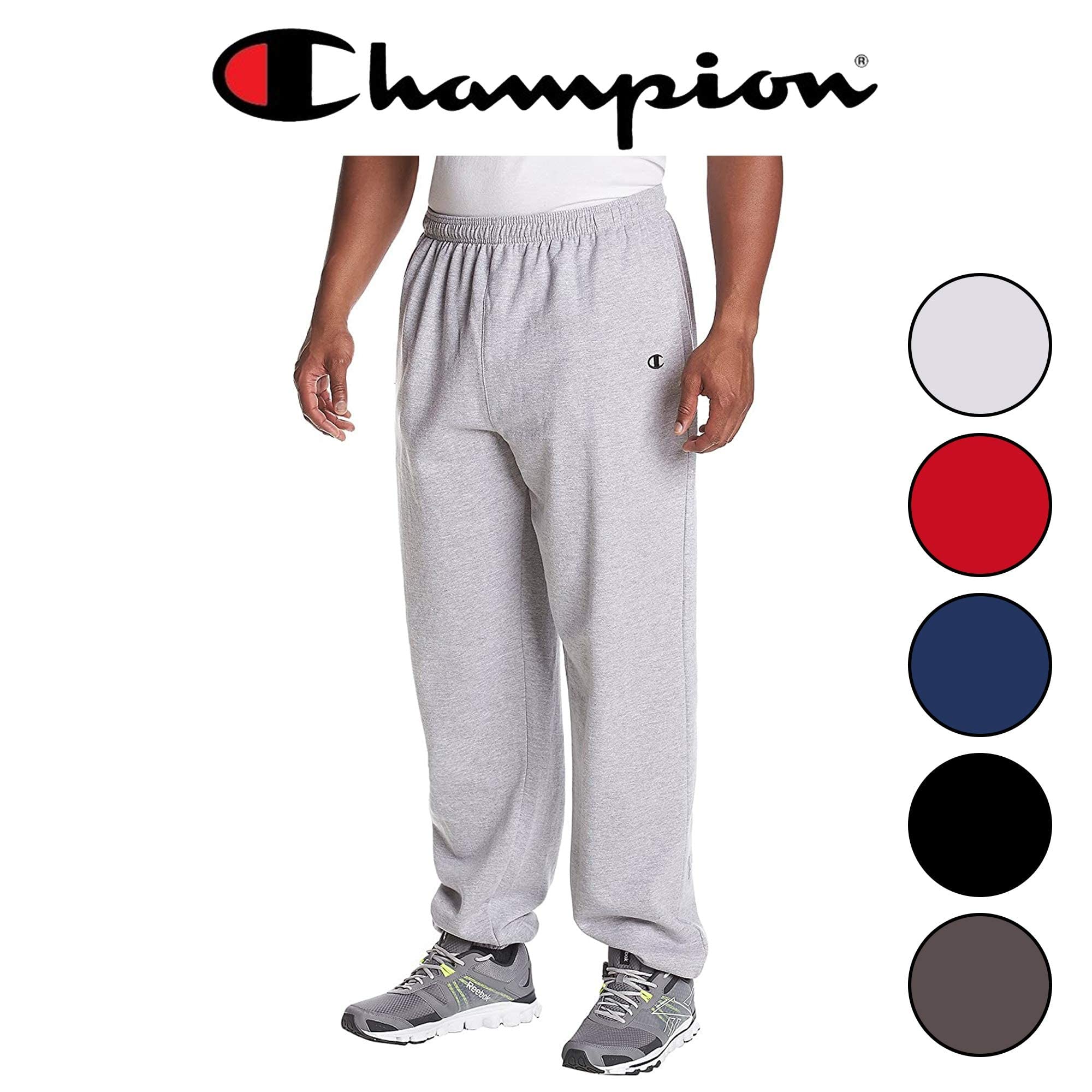 Champion Big and Tall Sweatpants for Men - Heavyweight Fleece Joggers with Pockets | Comfortable Lounge Pants for Home, Gym & Outdoor Activities