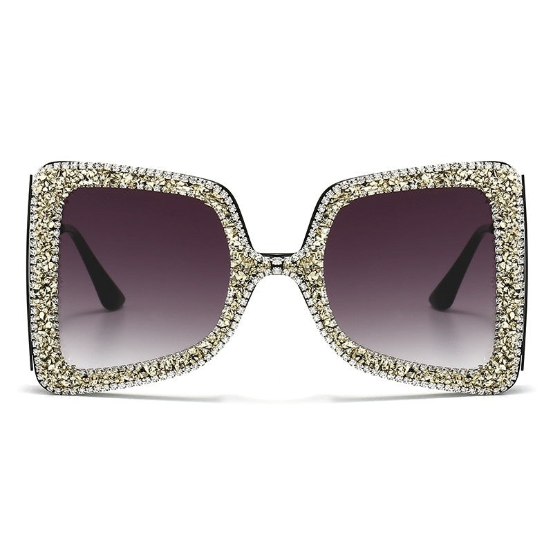 Stylish Pointed Drill Women's Sunglasses - UV Protection & Polarized Lenses for Outdoor Activities, Beach, Driving & Fashion