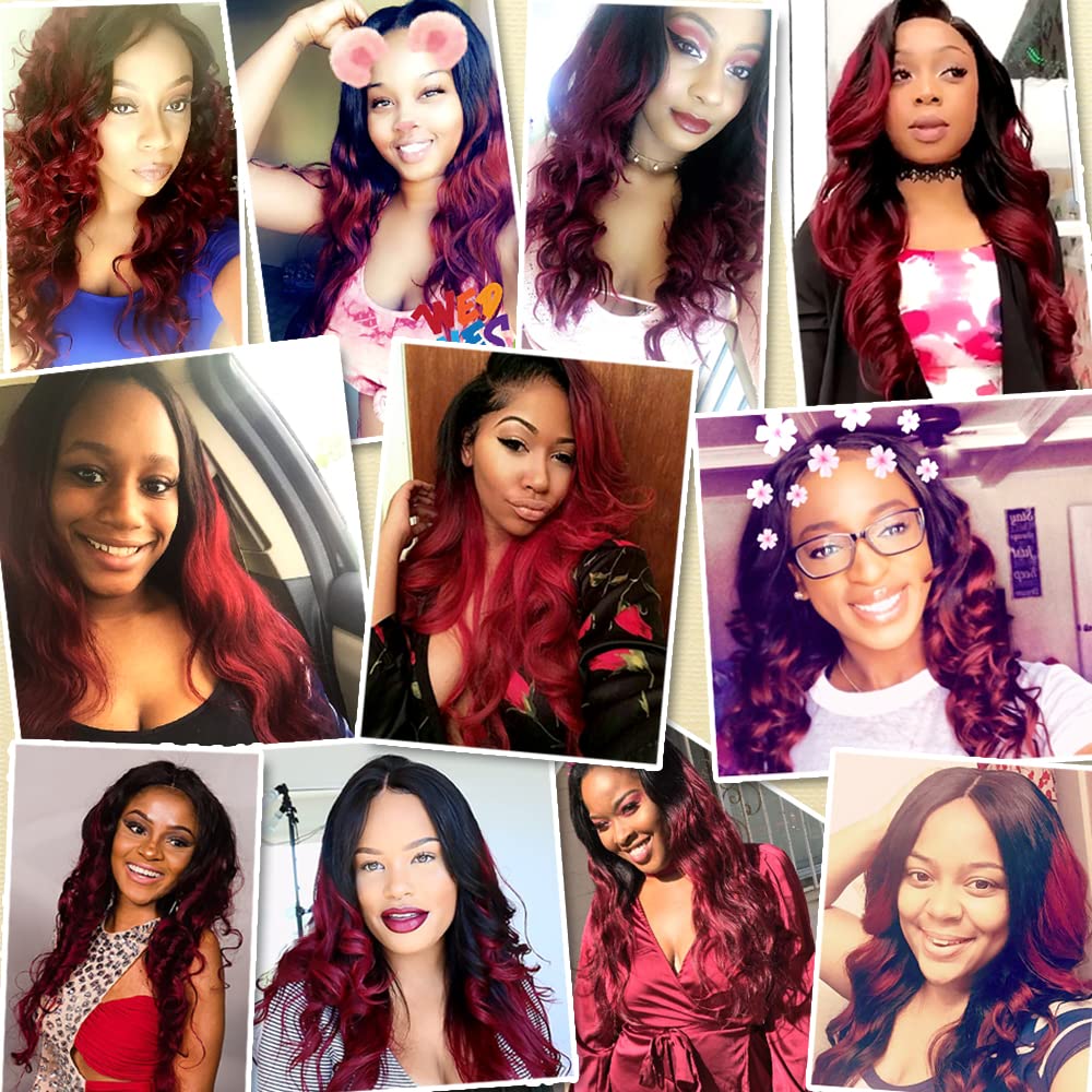 Brazilian Ombre Body Wave Human Hair Bundles 18