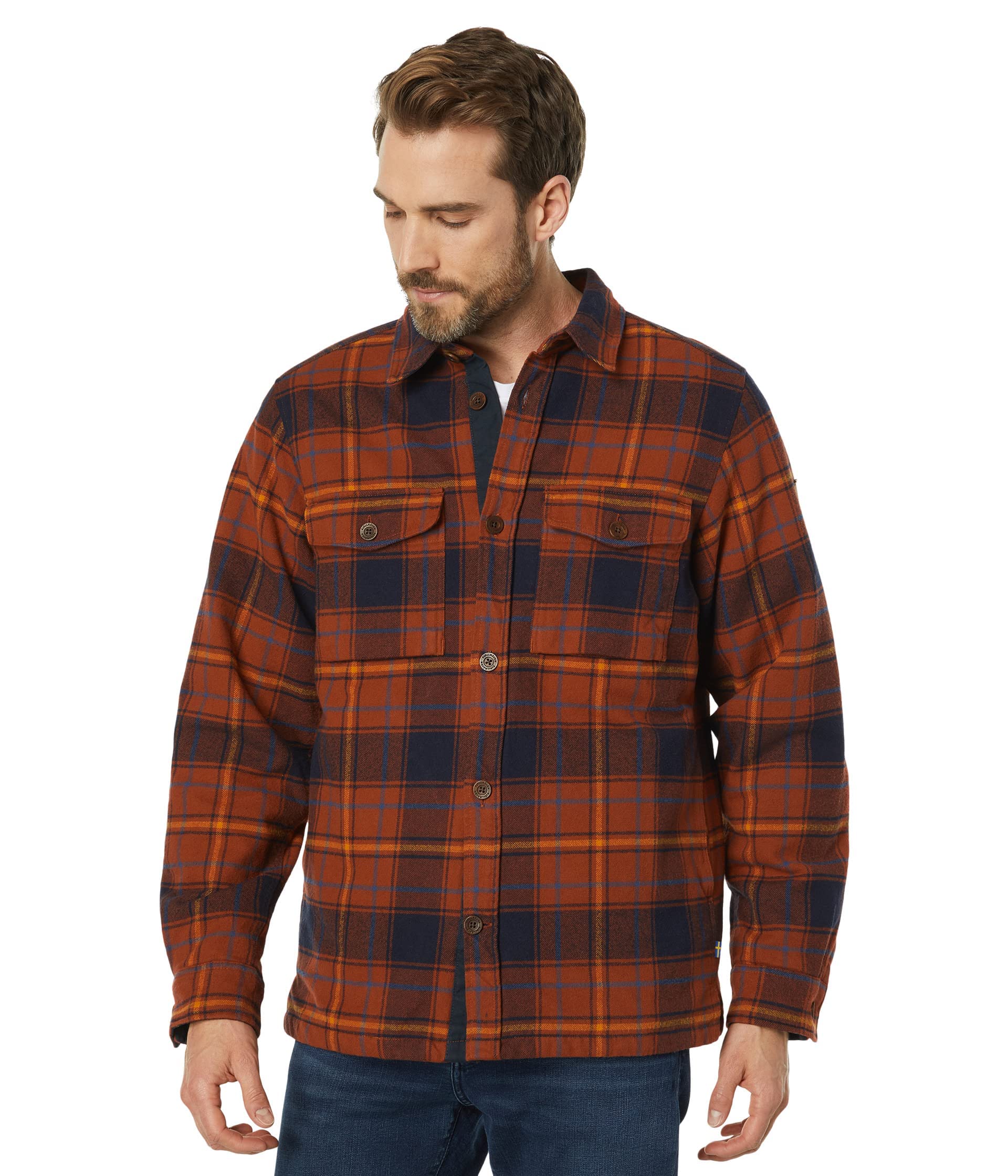 Fjällräven Men's Övik Lite Padded Shirt - Medium Size - Lightweight Outdoor Shirt for Hiking, Camping & Travel