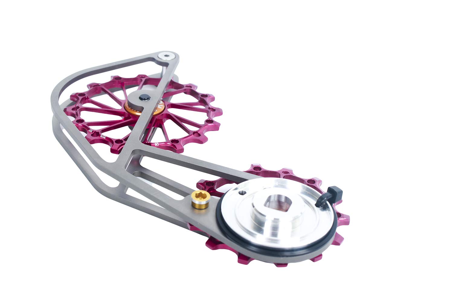 SRAM Red/Force eTap AXS 12-Speed Titanium Oversized Pulley Wheel (OSPW) System for Road, Cyclocross & Gravel Bikes - Lightweight Rear Derailleur Upgrade for Enhanced Shifting Performance on Rough Terrain & Long Rides