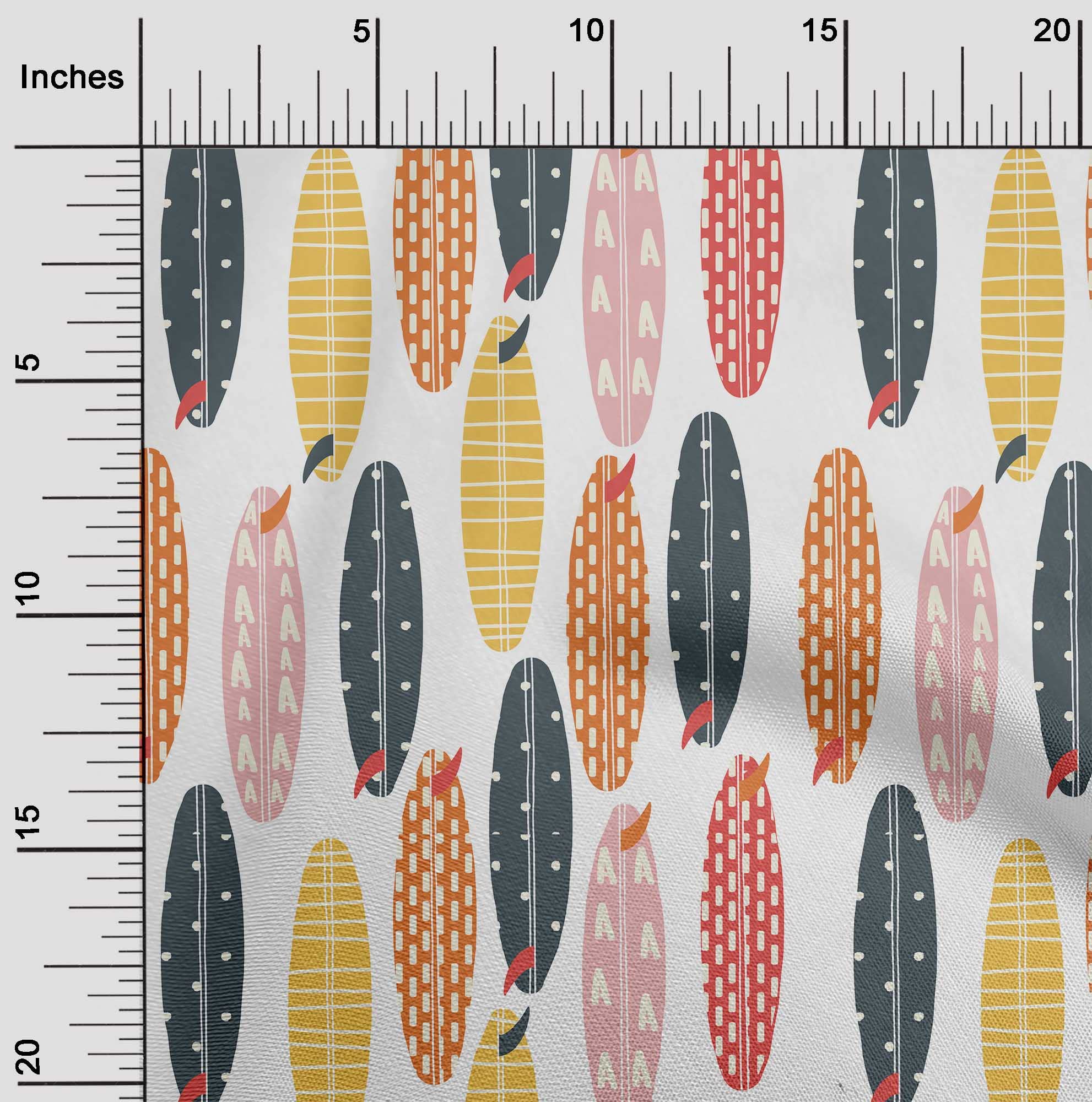 Premium Cotton Silk Blend Yellow Floral Printed Fabric by The Yard - 42 Inch Wide for DIY Kids Clothing, Sewing Projects & Home Decor | Soft, Durable & Easy to Sew