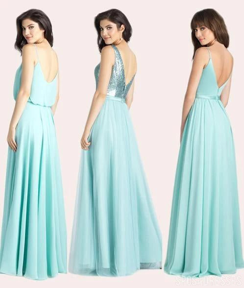 Elegant Green Long Bridesmaid Dresses for Weddings - Affordable Formal Gowns WG749 - Perfect for Bridal Parties, Evening Events & Special Occasions