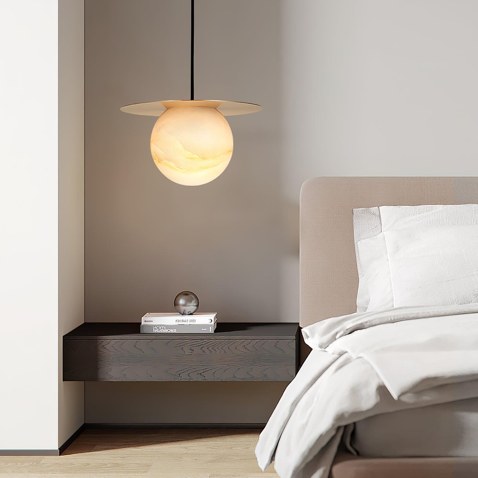 Modern Borra Pendant Light - Elegant Hanging Chandelier for Dining Room, Kitchen Island & Bedroom Decor - Adjustable LED Ceiling Lighting Fixture
