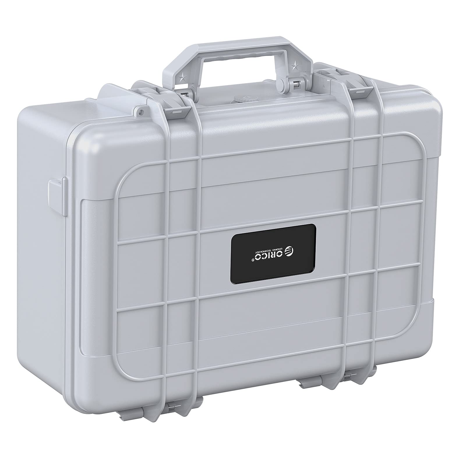 ORICO 20-Bay 3.5 Inch HDD SSD Hard Drive Storage Case - Shockproof, Anti-Static, Moisture-Proof Carrying Box with Foam Protection for Data Backup, Server Storage & IT Professionals (Model: PSC L20)