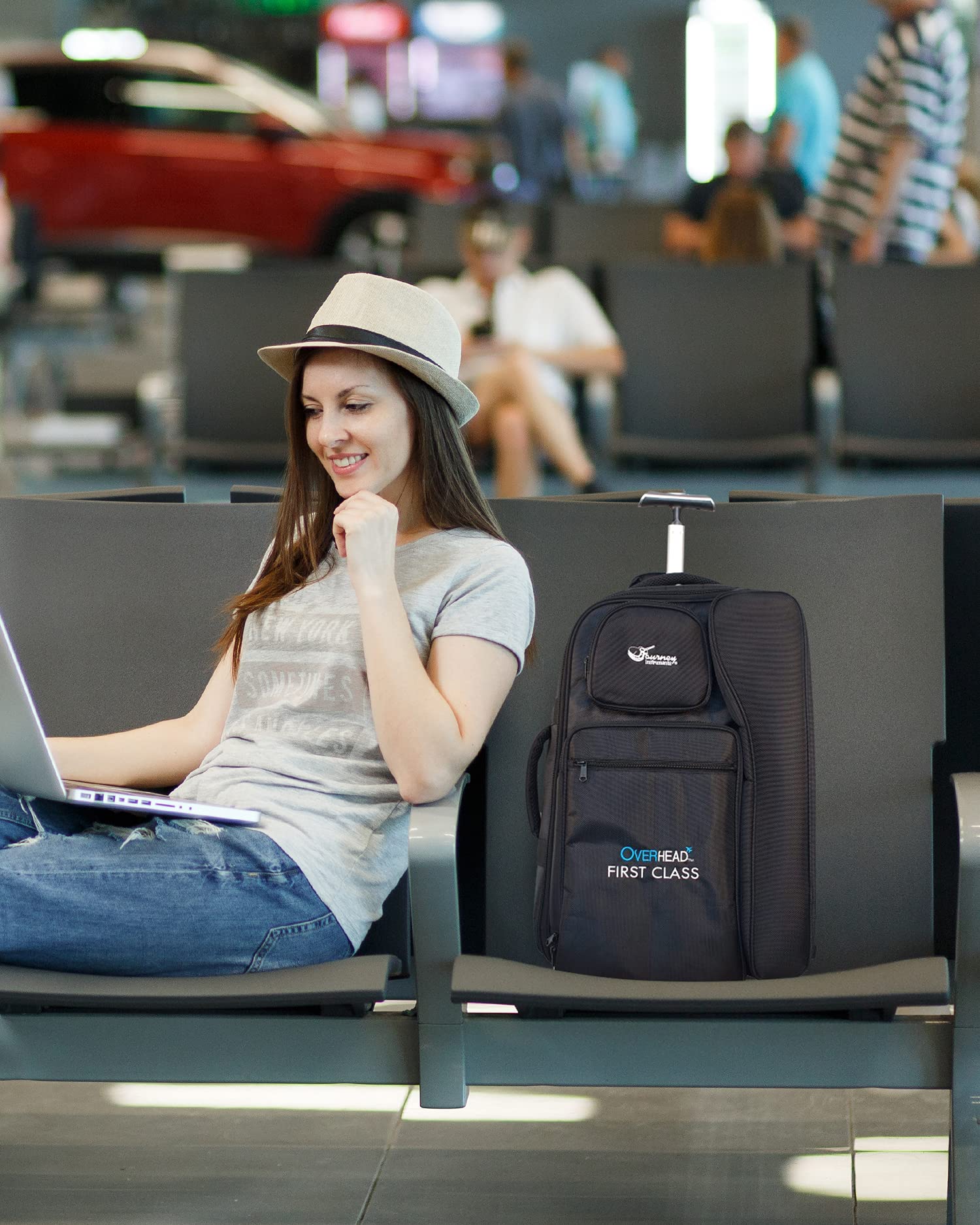 Premium First Class Roller Travel Case BG021 - Overhead Carry-On Guitar Bag for Collapsible Travel Guitars | Perfect for Air Travel, Commuting & Music Tours