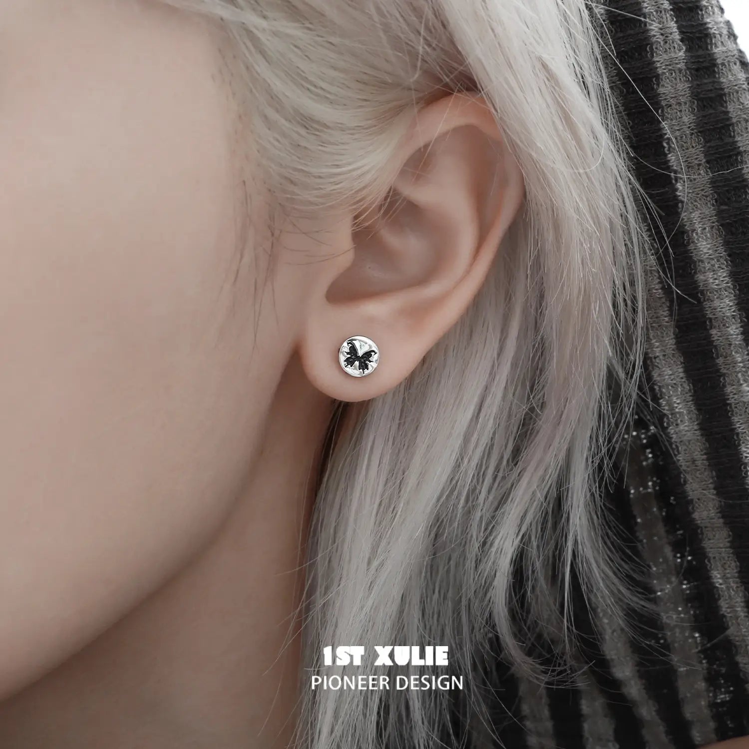 Whiterfly S925 Sterling Silver Basic Stud Earrings for Women - Hypoallergenic Minimalist Jewelry for Everyday Wear, Gift Giving & Special Occasions