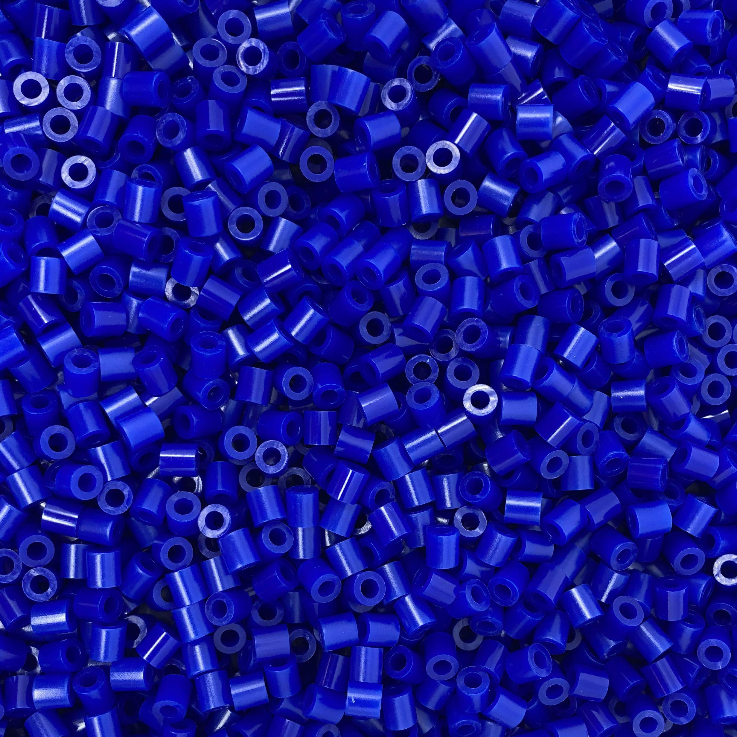 2,000 Blue 5x5mm Fuse Beads Bulk Pack - Compatible with Perler Beads for DIY Jewelry, Keychains & Kids Crafts - Perfect for Art Projects, Home Decor & Gift Making