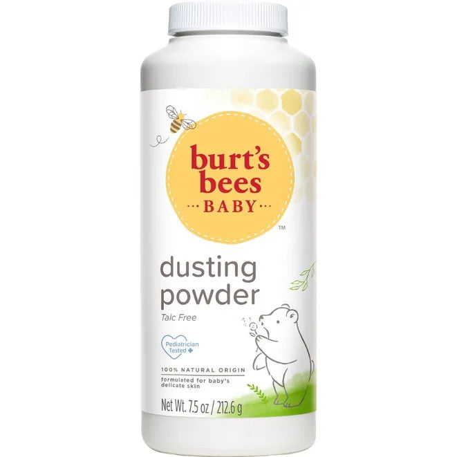 Burt’s Bees Baby Dusting Powder 212g | Talc-Free Baby Powder for Diaper Rash & Sensitive Skin | Gentle & Natural Care for Newborns & Infants | Perfect for Daily Use & Diaper Changes