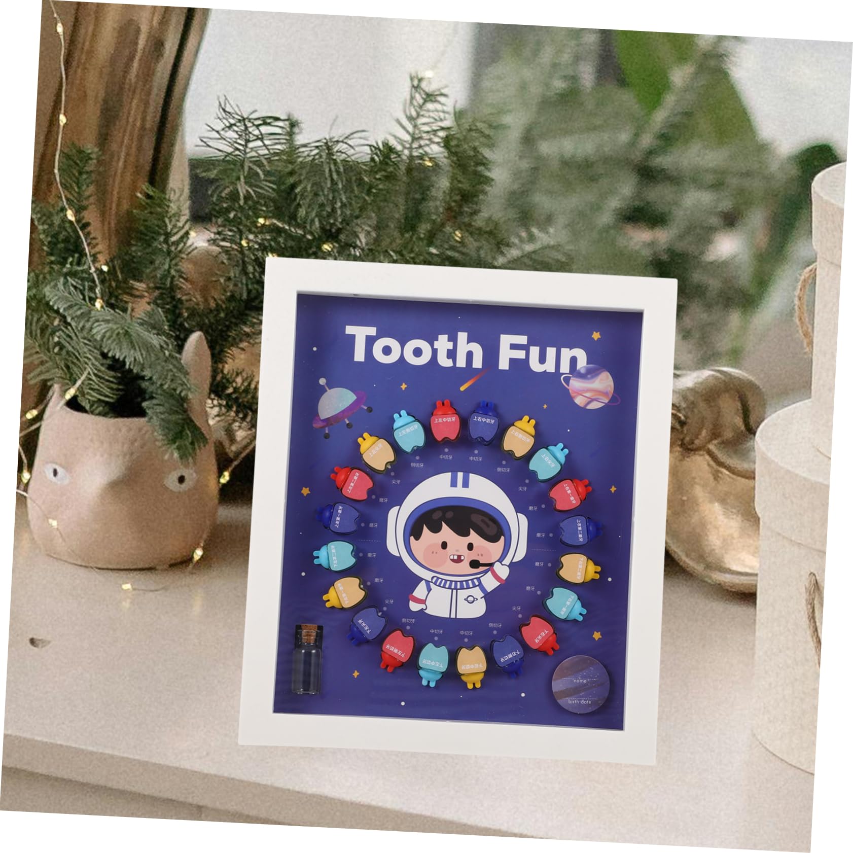 UPKOCH 2-Pack Kids Tooth Keepsake Box - First Tooth Organizer & Baby Teeth Saver with Plastic Case - Perfect for Baby's First Tooth, Tooth Fairy Gifts, and Childhood Memory Preservation