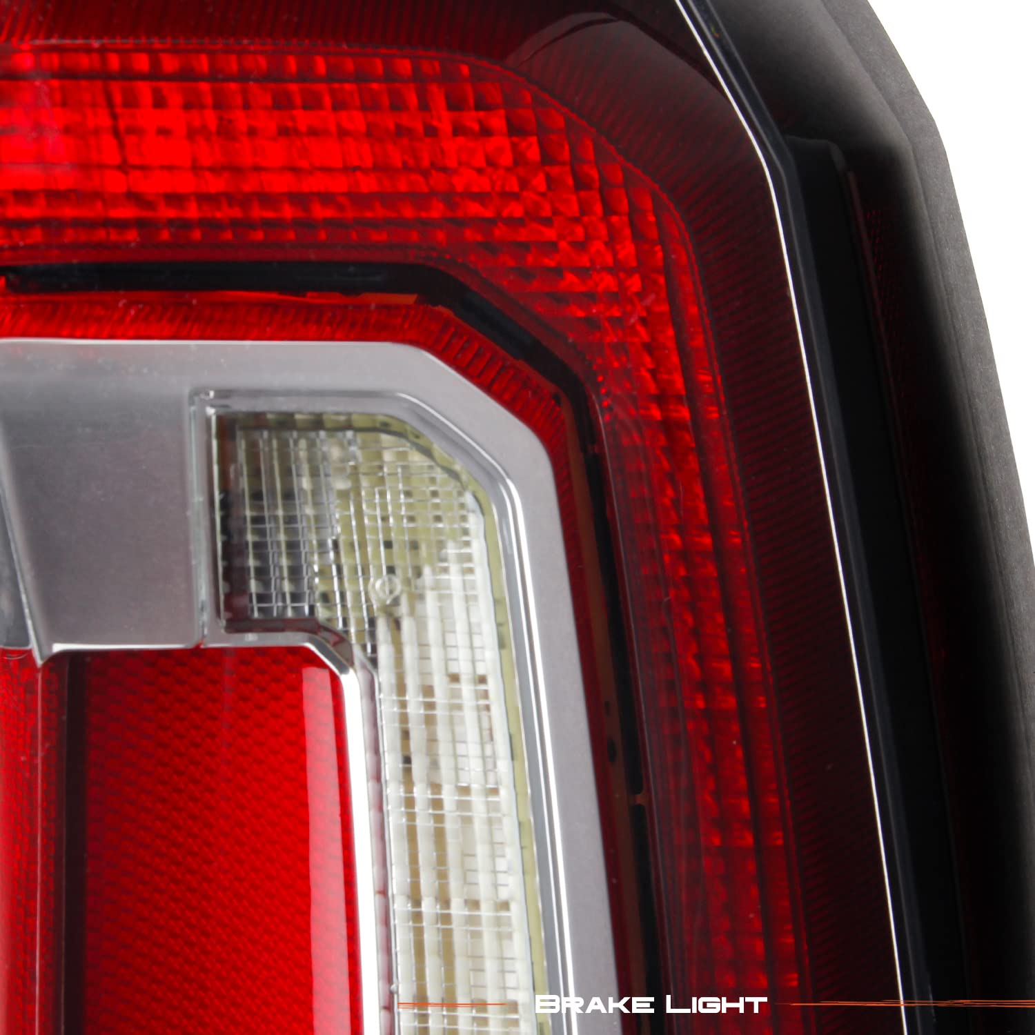 AKKON LED Tail Lights for 2015-2020 Chevy Tahoe & GMC Yukon - OE Style Black Brake Lamps - Upgrade Your Vehicle's Rear Lighting for Enhanced Safety and Style