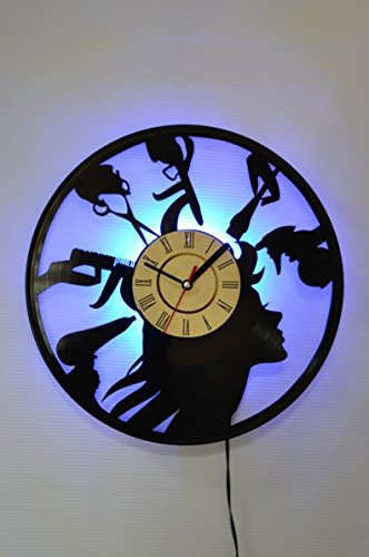 Beauty Salon Ornament Wall Light with Night Light Function - Blue LED Wall Lamp for Home & Office Decor - Perfect Gift for Women, Interior Design Accent Lighting for Bedroom, Living Room, Spa