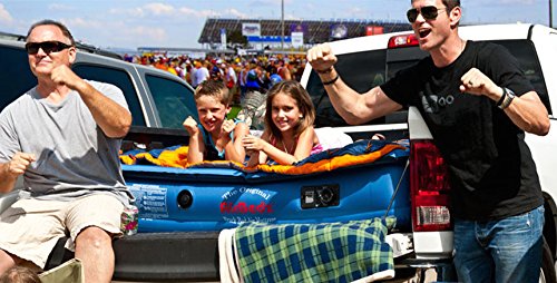 Pittman Outdoors PPI 102 AirBedz Original Truck Bed Air Mattress - Full Size 6'-6.5' Short Truck Air Mattress (Blue) | Camping, Road Trips & Outdoor Adventures