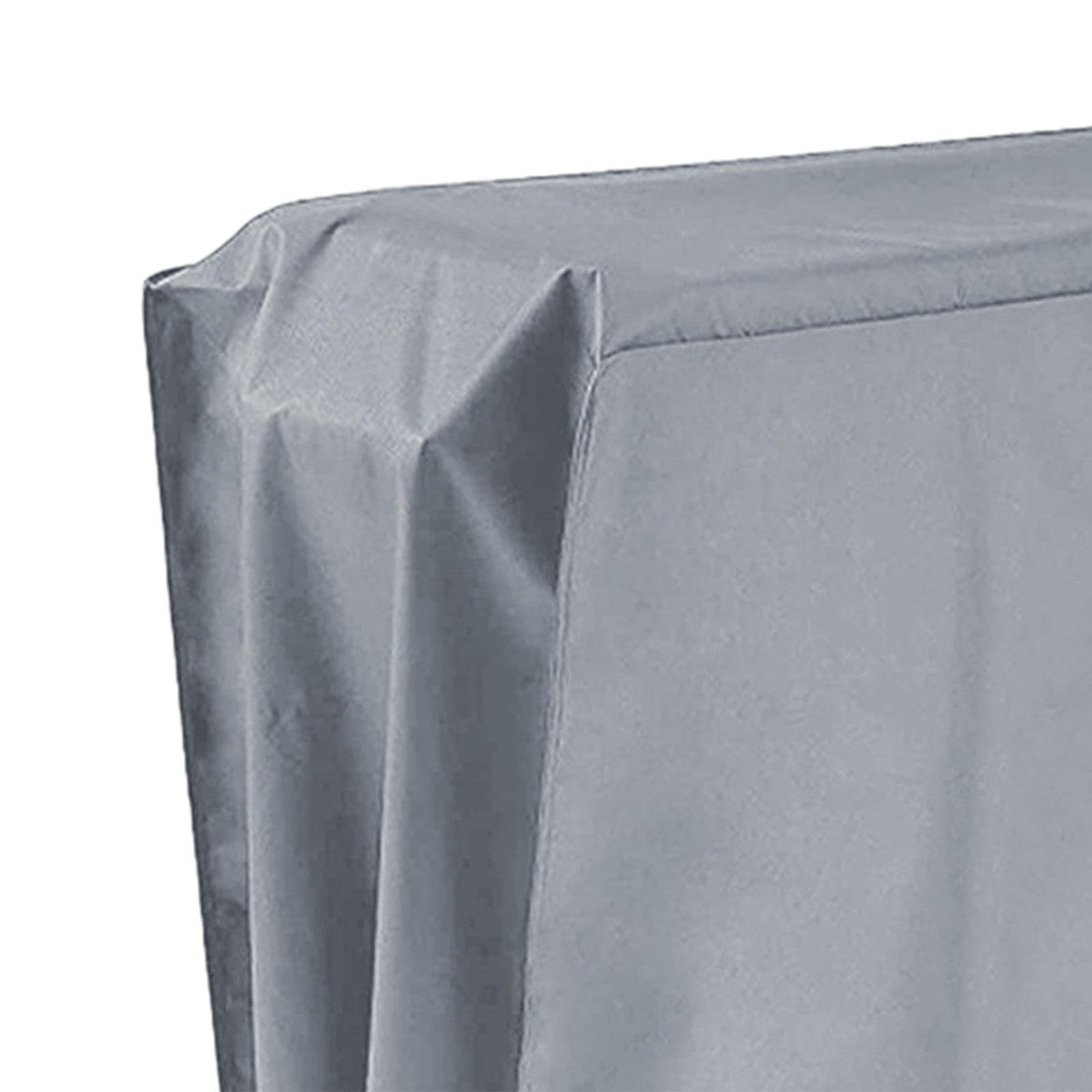 420D Oxford Rolling Cooler Cart Cover - Dustproof, Waterproof Protective Cover for Patio, Commercial Use, Ice Chest (Gray) - Perfect for Outdoor Parties, Camping, and Beach Trips