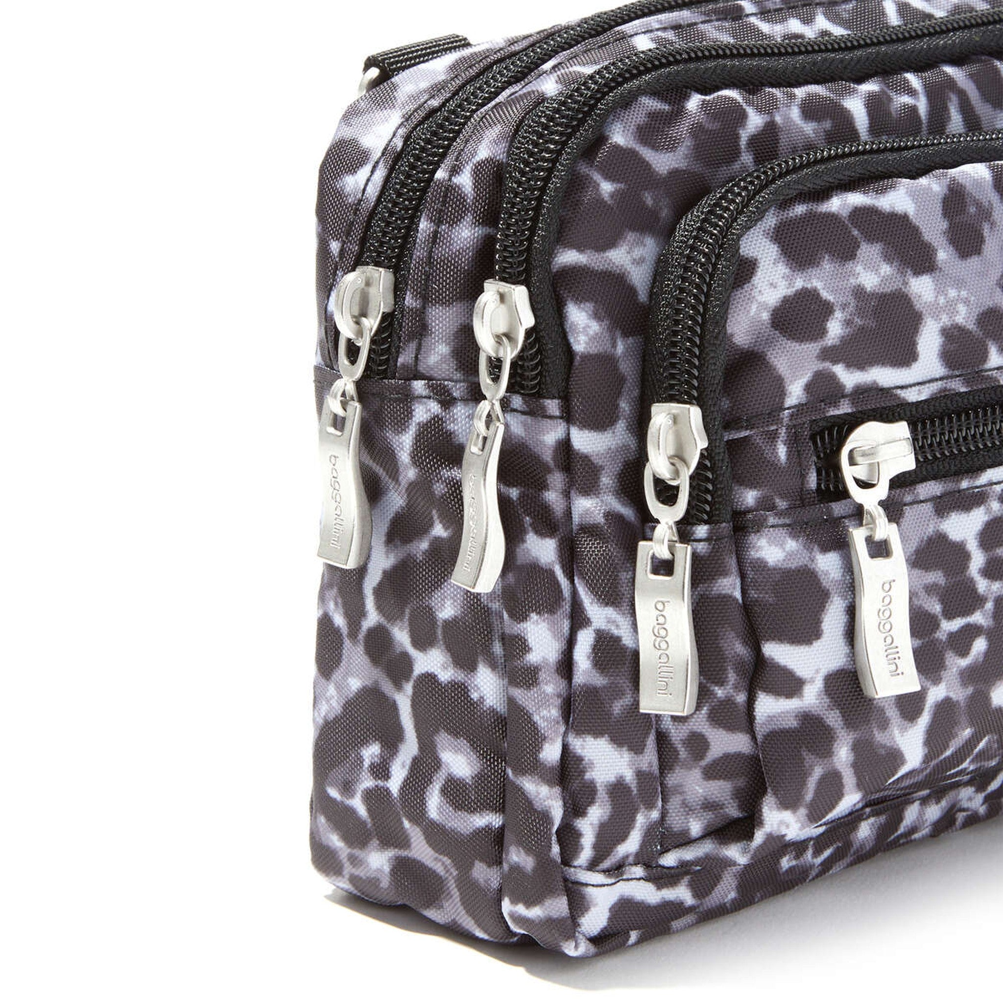 Baggallini Triple Zip Crossbody Bag for Women - Lightweight Travel Purse with Multiple Pockets - Perfect for Everyday Use, Commuting & Travel Accessories