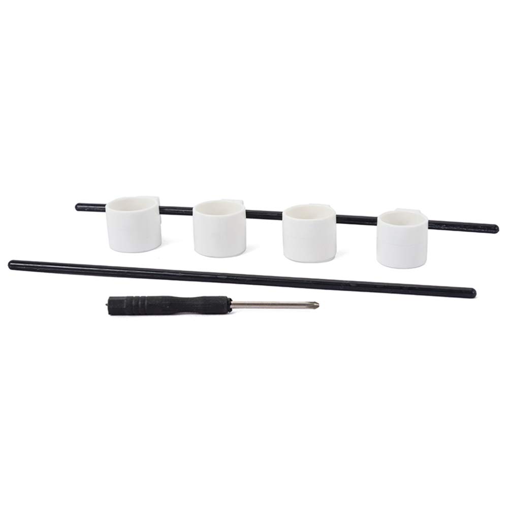 Milisten V Guitar Finger Trainer - Adjustable Plastic Finger Expansion Sleeve for Beginner Guitarists | Improve Finger Strength & Dexterity | Perfect for Practice, Warm-ups & Acoustic/Electric Guitar Training