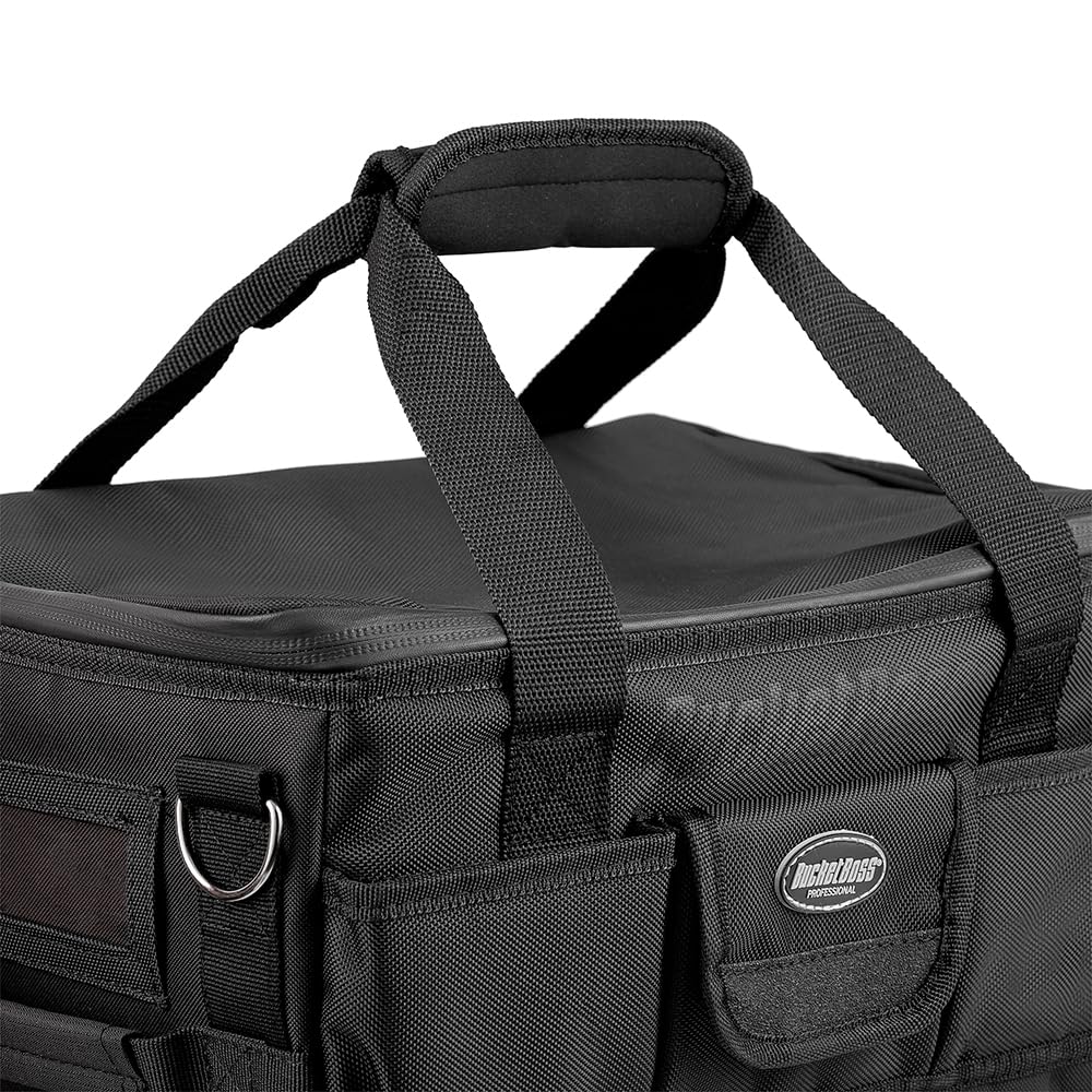 Bucket Boss Pro Racer 14 Tool Bag - Professional Series (66014) | Durable Construction for Mechanics & DIY Enthusiasts | Perfect for Auto Repair, Construction & Home Improvement Projects