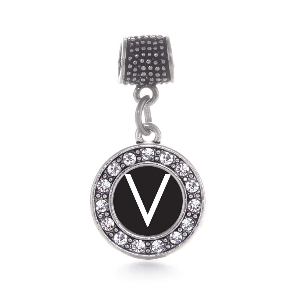 Elegant Silver Circle Charm Bracelet with Cubic Zirconia - Dainty Sterling Silver Jewelry for Women - Perfect for Everyday Wear, Gifts & Special Occasions