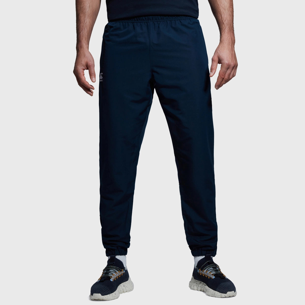 Canterbury Men's Cuffed Tapered Club Track Pants - Navy Blue Athletic Joggers for Running, Gym & Casual Wear
