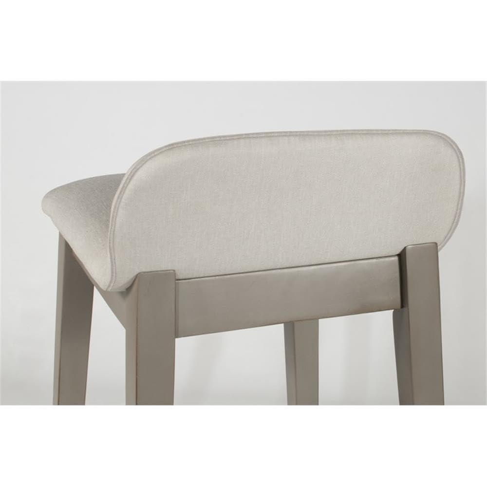 Home Square Furniture Non Swivel Counter Height Bar Stools Set of 2 - Modern Kitchen Island & Breakfast Nook Seating for Home & Restaurant Use