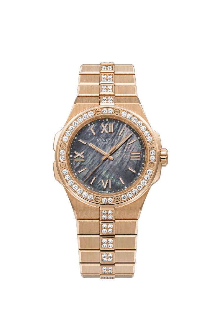 Chopard Alpine Eagle Small Rose Gold & Diamonds Ladies Watch - Luxury Women's Wristwatch for Elegant Occasions, Gifts & Special Events