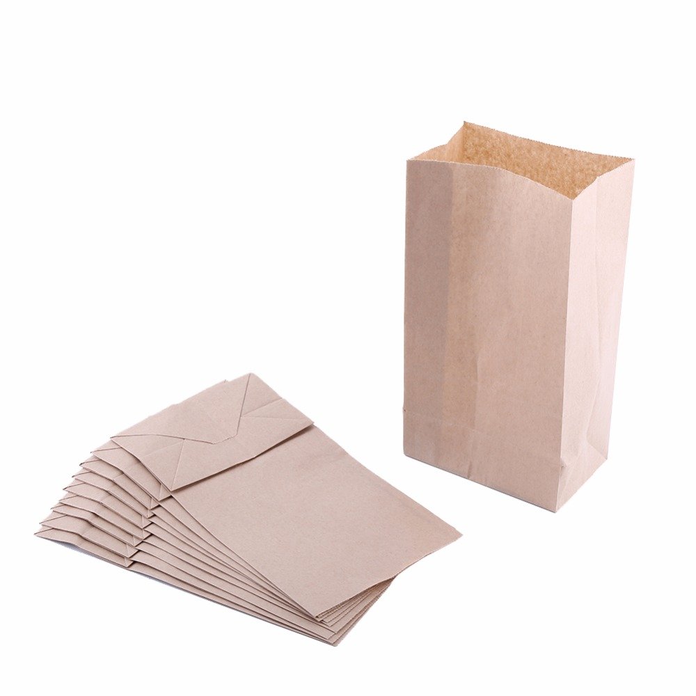 Extra Small Kraft Paper Bags 3x2x6 Inches - 200 Pack Brown Eco-Friendly Party Favors, Wedding Favor Bags, Lunch Bags & Grocery Bags | Perfect for Gift Wrapping, Candy Packaging & Small Item Storage