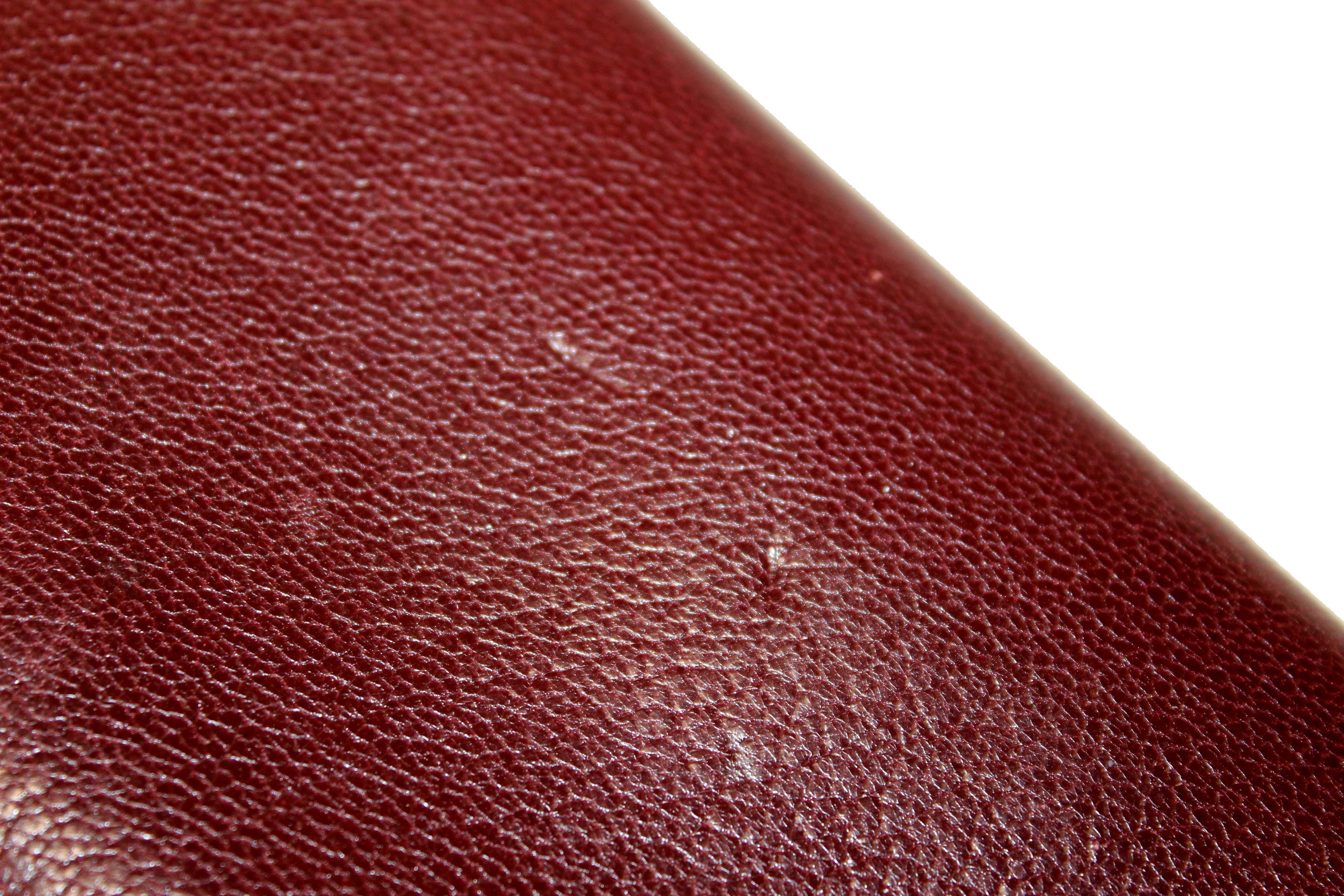 Authentic Jimmy Choo Burgundy Leather Zip Around Wallet for Women - Luxury Designer Wristlet Clutch with RFID Protection - Perfect for Evening Events, Travel & Everyday Use