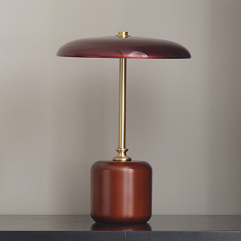 Alaula Modern LED Table Lamp with USB Port - Adjustable Brightness for Bedroom, Living Room & Office Desk Lighting