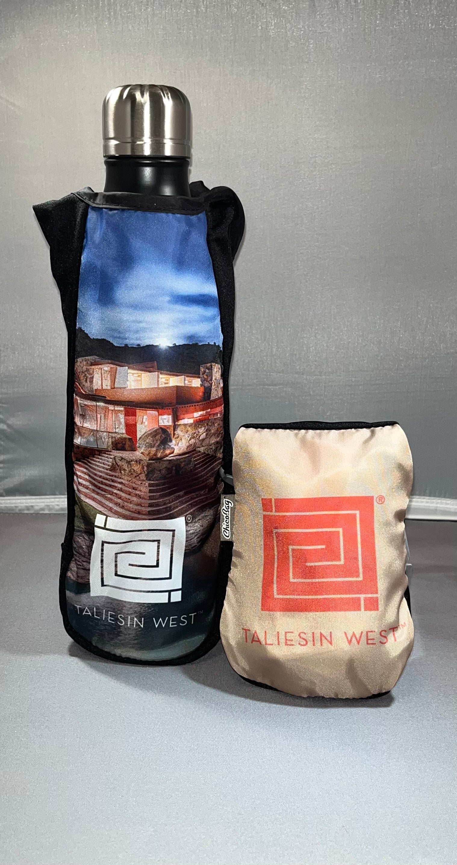 Taliesin West Bottle Sling - Premium Insulated Water Bottle Holder for Hiking, Camping & Outdoor Adventures