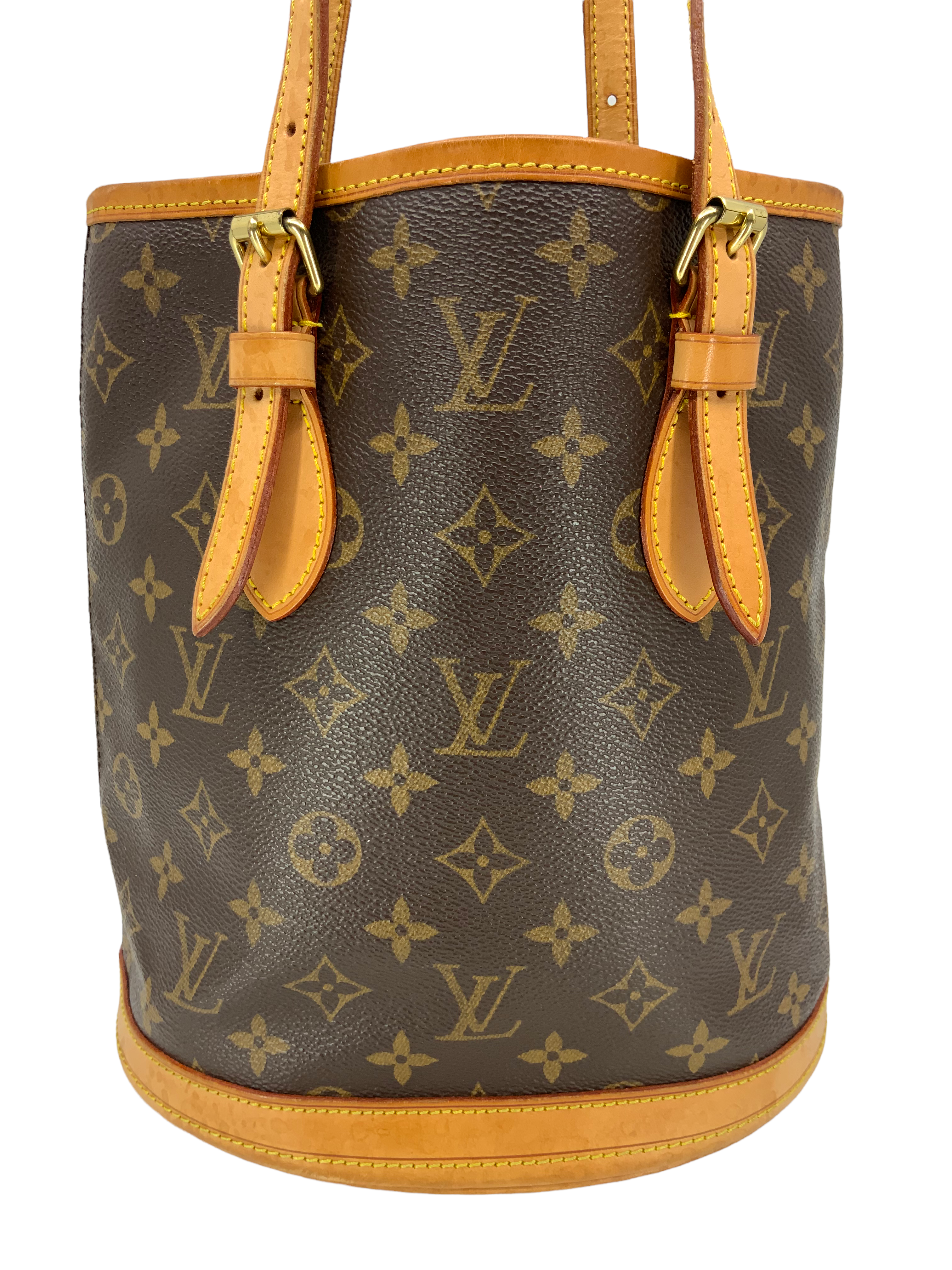 Authentic Louis Vuitton Monogram Petit Bucket Bag - Luxury Designer Handbag for Women | Perfect for Everyday Use, Travel & Fashion Accessories